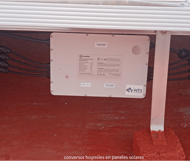 convertidor de energía para paneles solares